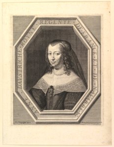 Anne d'Autriche, reine de France, en deuil de cour MET DP819816