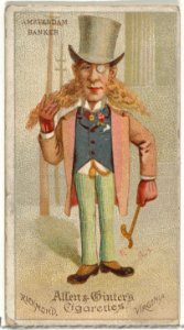 Amsterdam Banker, from World's Dudes series (N31) for Allen & Ginter Cigarettes MET DP838524