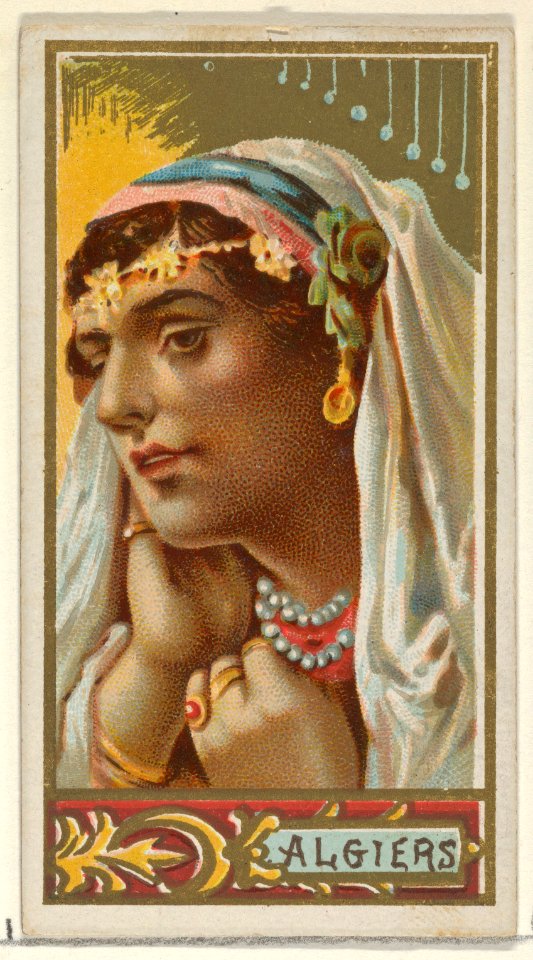 Algiers, from the Types of All Nations series (N24) for Allen & Ginter Cigarettes MET DP836424