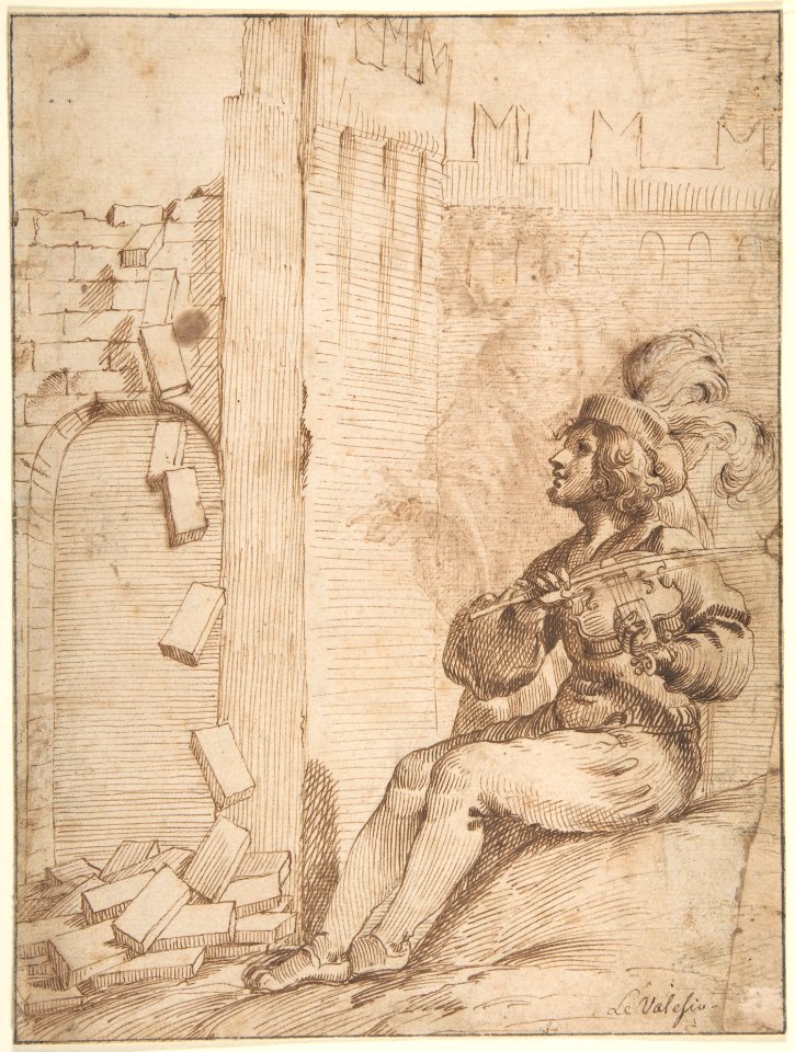 Amphion Building the Walls of Thebes MET DP800028