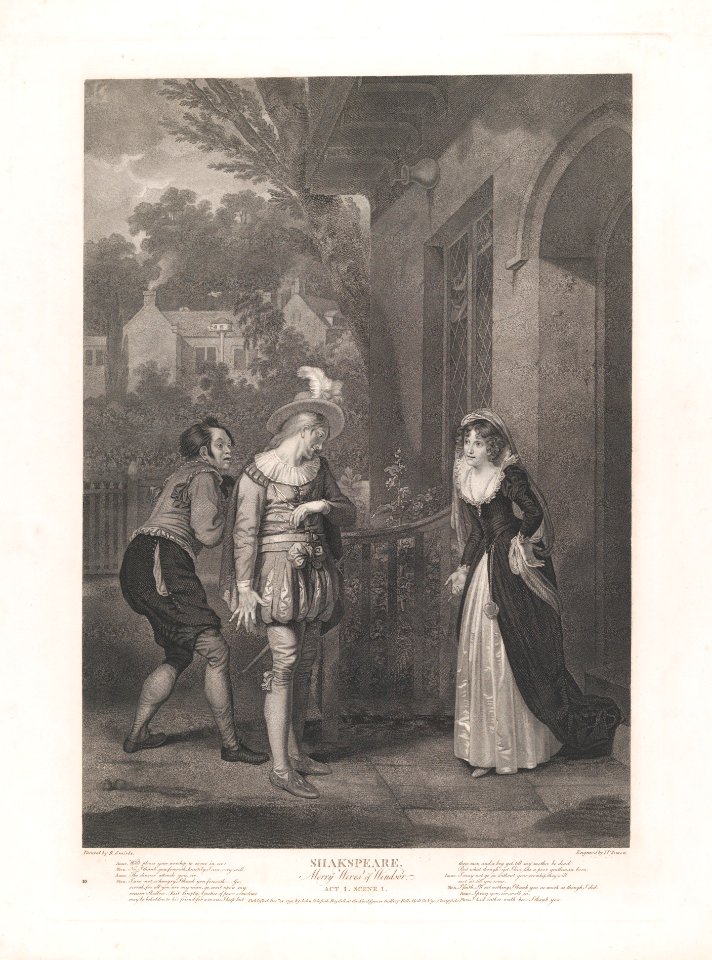 Anne Page, Slender and Shallow (Shakespeare, Merry Wives of Windsor, Act 1, Scene 1) MET DP859579