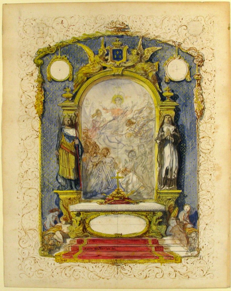 Altar Flanked by St. Louis and St. Theresa MET 53.532.2