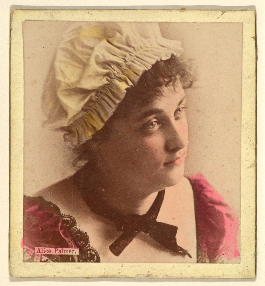 Alice Palmer, from the Actresses series (N246), Type 2, issued by Kinney Brothers to promote Sporting Extra Cigarettes MET DP860116