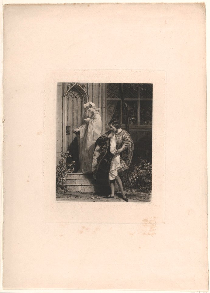 Anne Page and Slender (Shakespeare's Merry Wives of Windsor, Act 1, Scene 1) MET DP858690