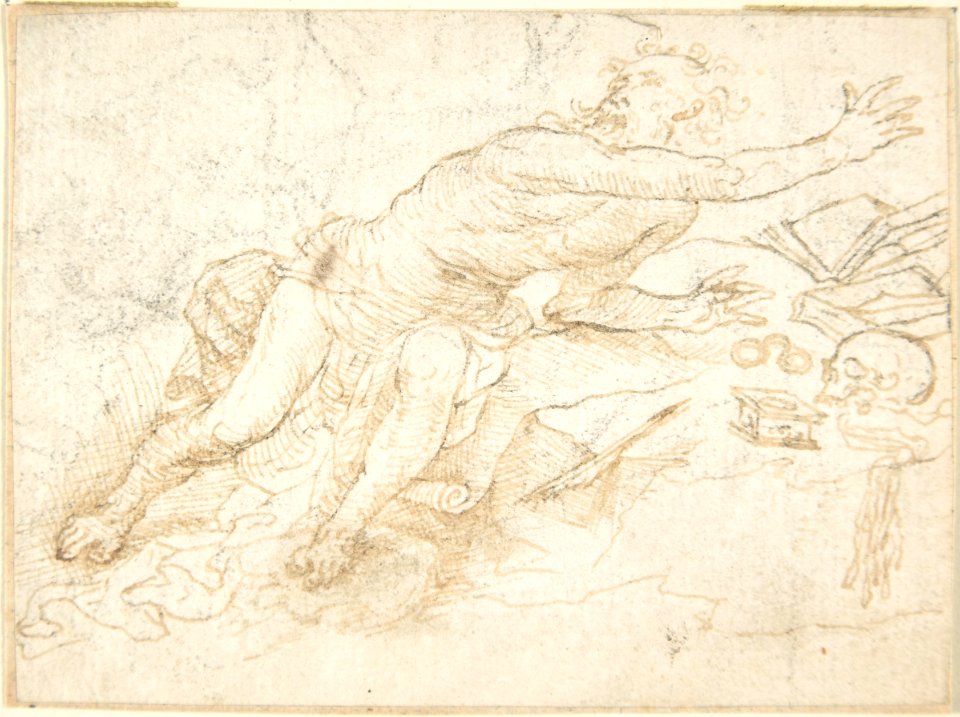 Awe-struck Saint Jerome MET DP800528
