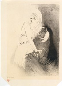 At the Théâtre de la Renaissance- Sarah Bernhardt in Phèdre MET DT8016
