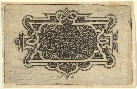 Arabesque Design on Dark Ground MET DP854199