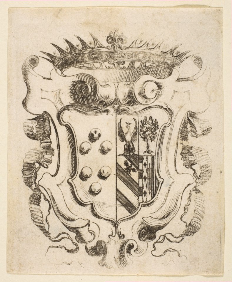 Arms of the Medici with Della Rovere MET DP817965