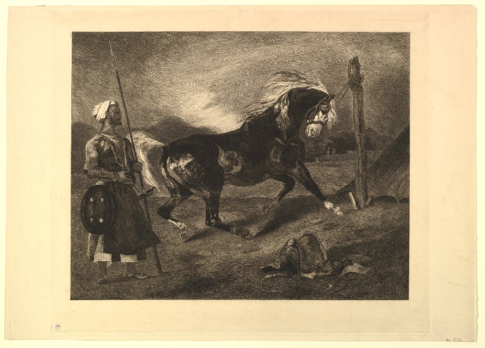 Arab Horse at the Post MET DP820219