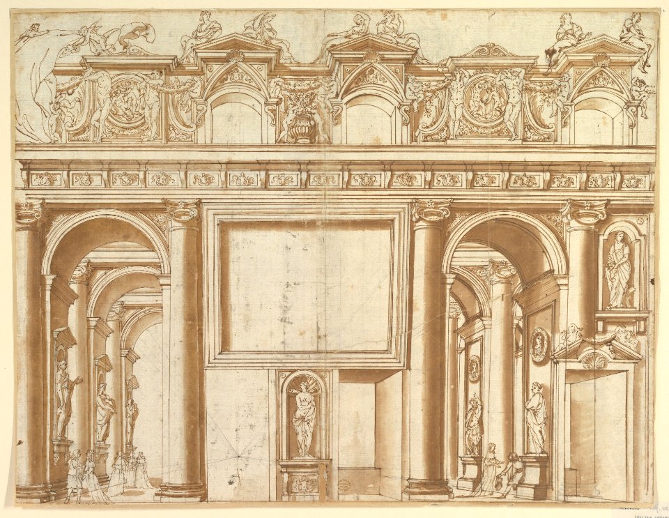 Architectural Design or Stage Set for the Colonna Family MET DP820634