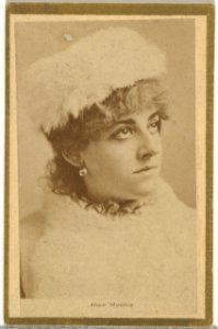 Alma Stanley, from the Actresses and Celebrities series (N60, Type 2) promoting Little Beauties Cigarettes for Allen & Ginter brand tobacco products MET DP839500
