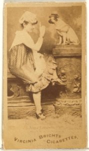 Anna Jameson, from the Actors and Actresses series (N45, Type 1) for Virginia Brights Cigarettes MET DP829577