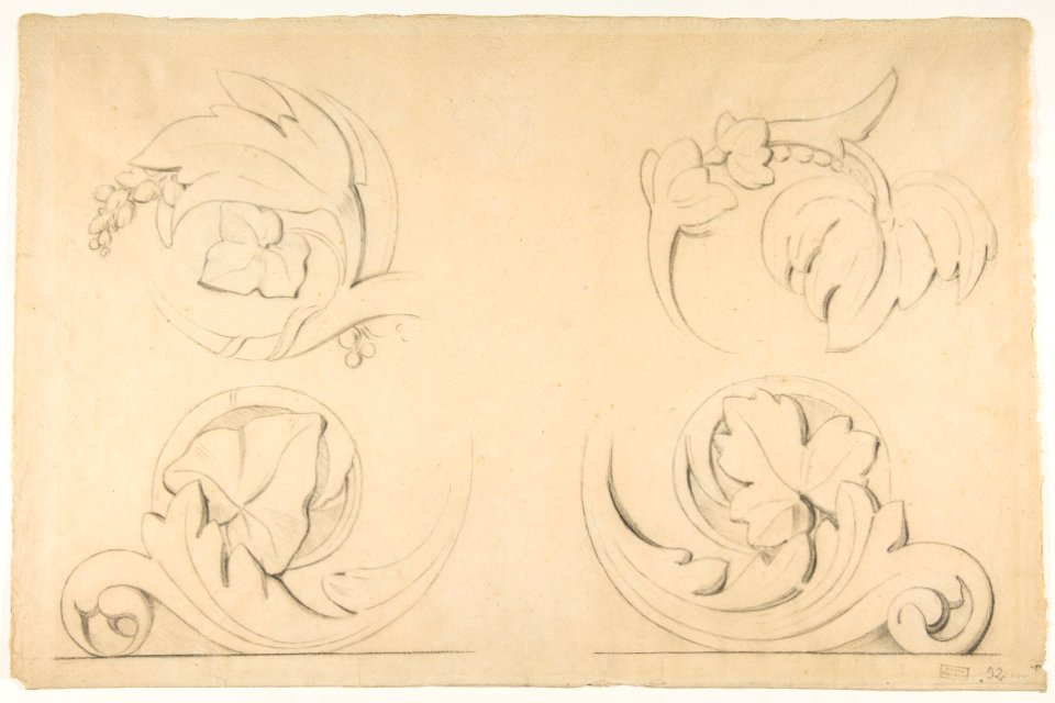 Architectural Motifs- Four Rinceaux MET DP812188