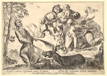 Angels Lifting Virgin and Child MET DP824166