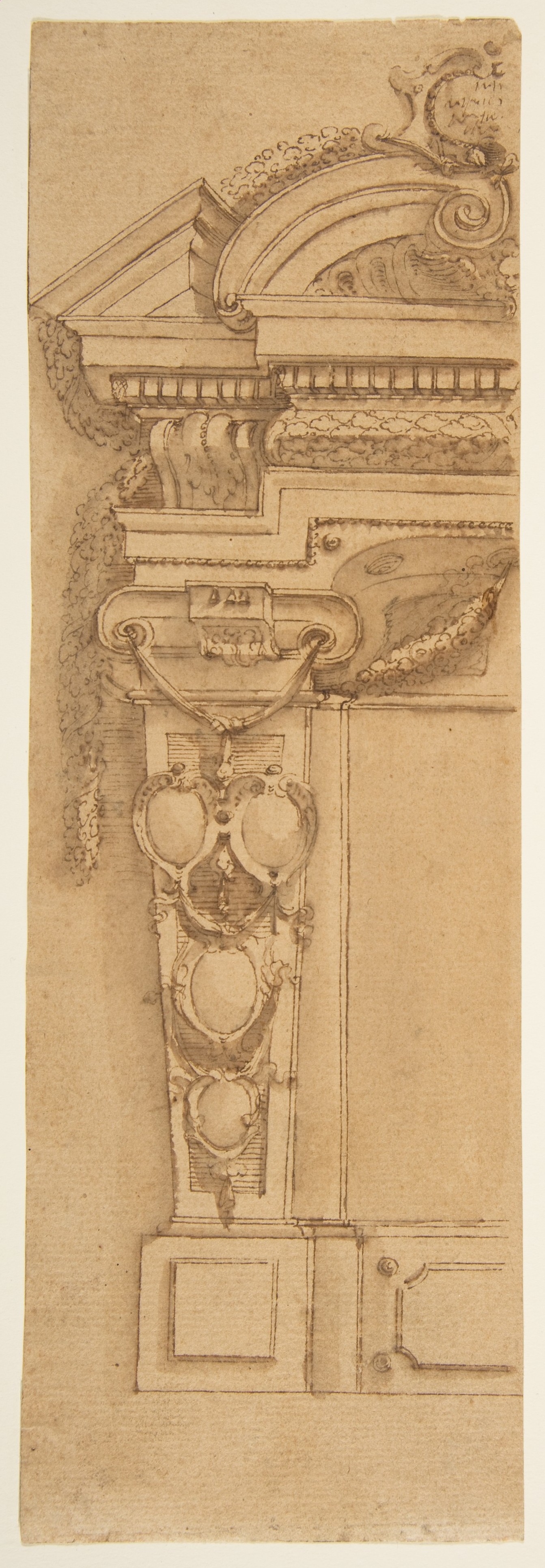 Architectural Design Presenting Two Alternate Solutions (in two fragments) MET DP812292