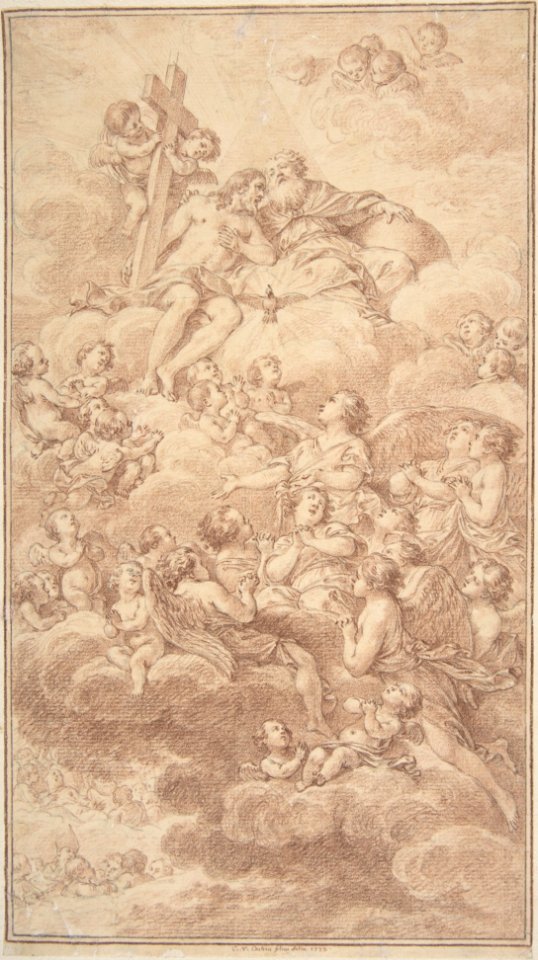 Angels Adoring the The Holy Trinity MET DP805729