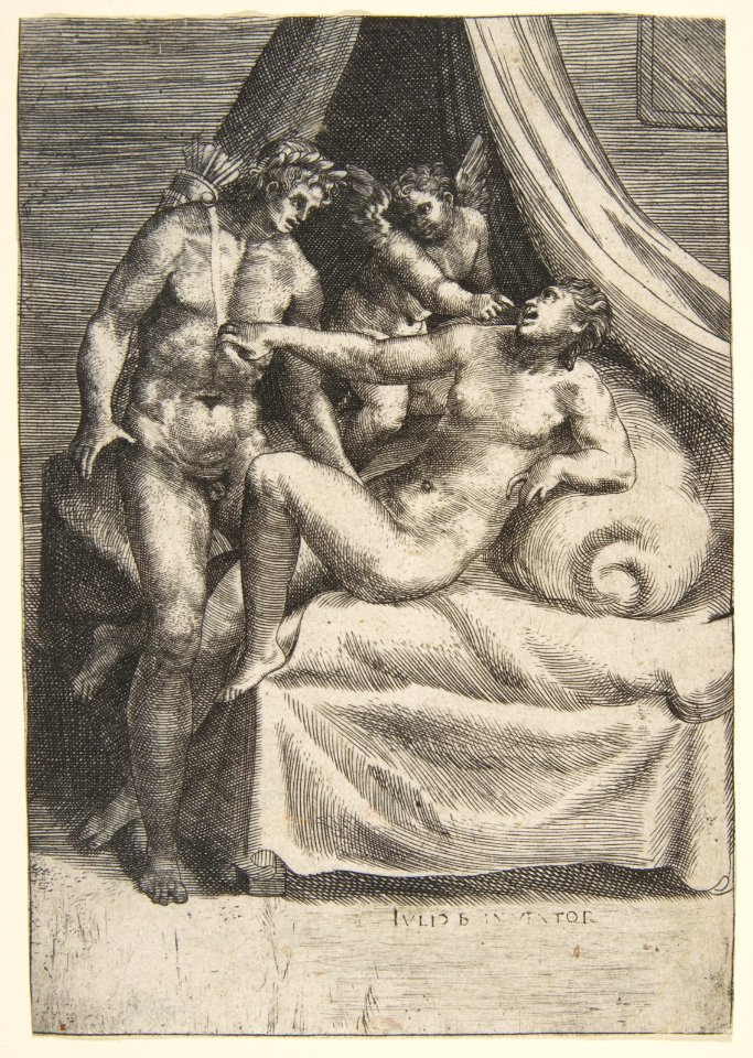 Apollo and Daphne, from 'The Loves of the Gods' MET DP812670