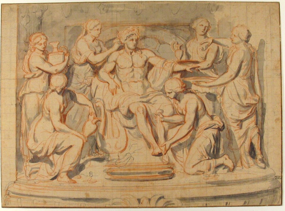 Apollo Bathing, Attended by the Nymphs of Thetis MET 65.125.1