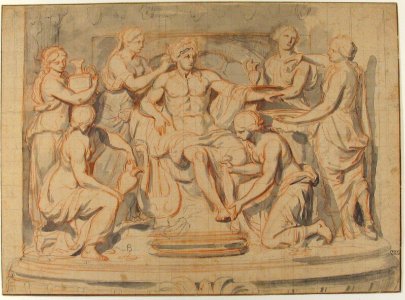 Apollo Bathing, Attended by the Nymphs of Thetis MET 65.125.1
