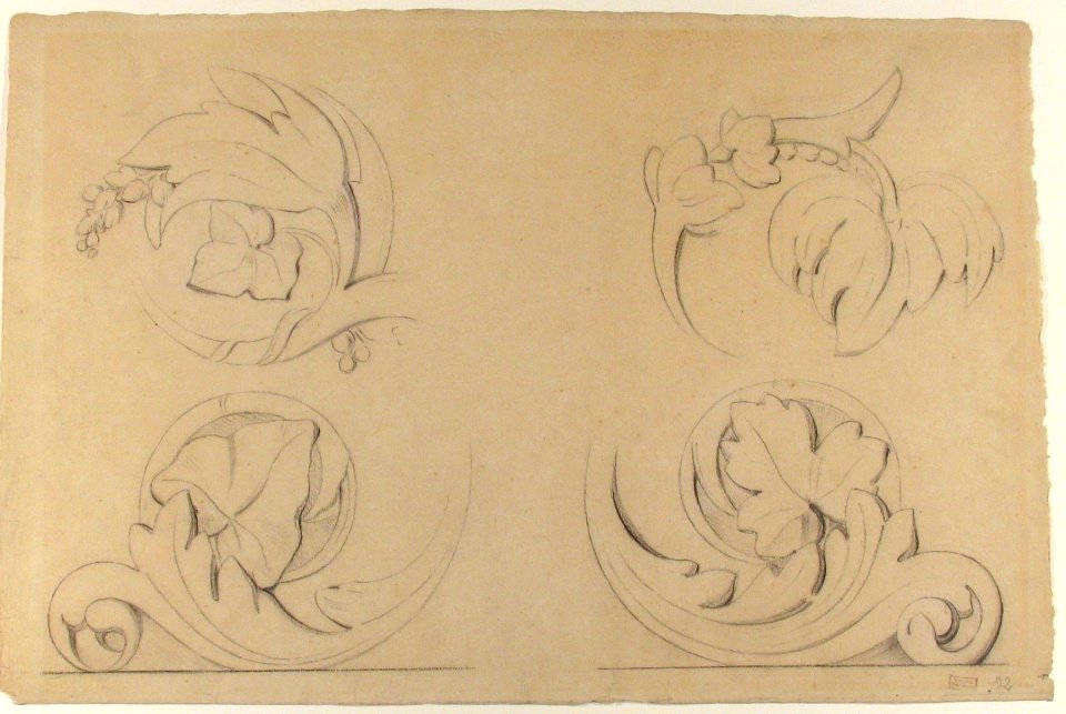 Architectural Motifs- Four Rinceaux MET 1984.1057.1