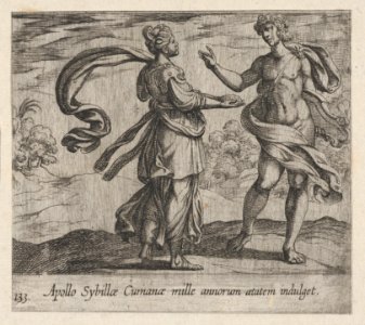 Apollo Granting the Cumaean Sybil's Wish (Apollo Sybillae Cumanae mille annorum atatem indulget), from Ovid's The Metamorphoses, plate 133 MET DP864224