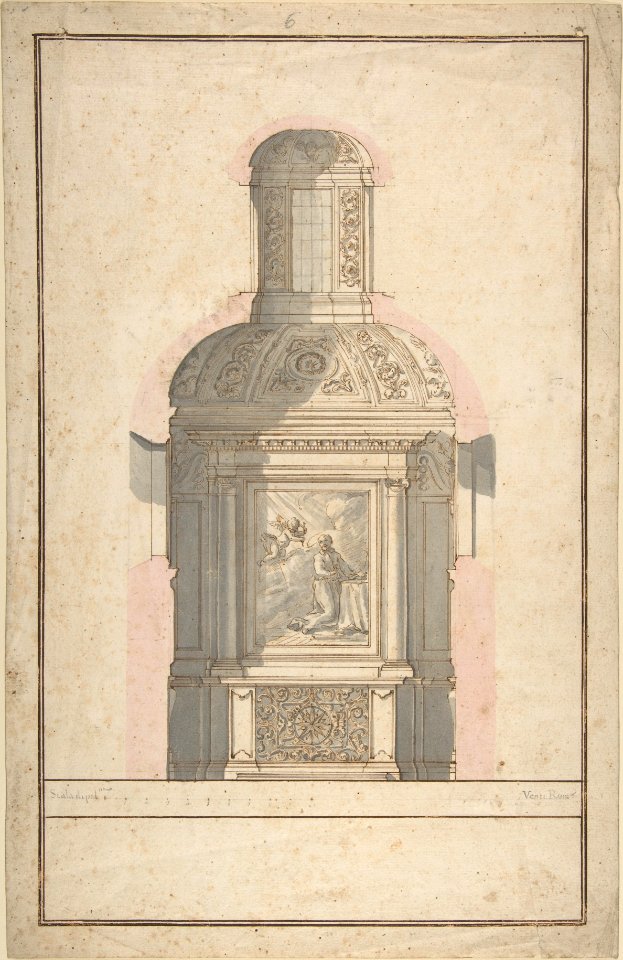 Architectural Drawing for a Chapel MET DP803175
