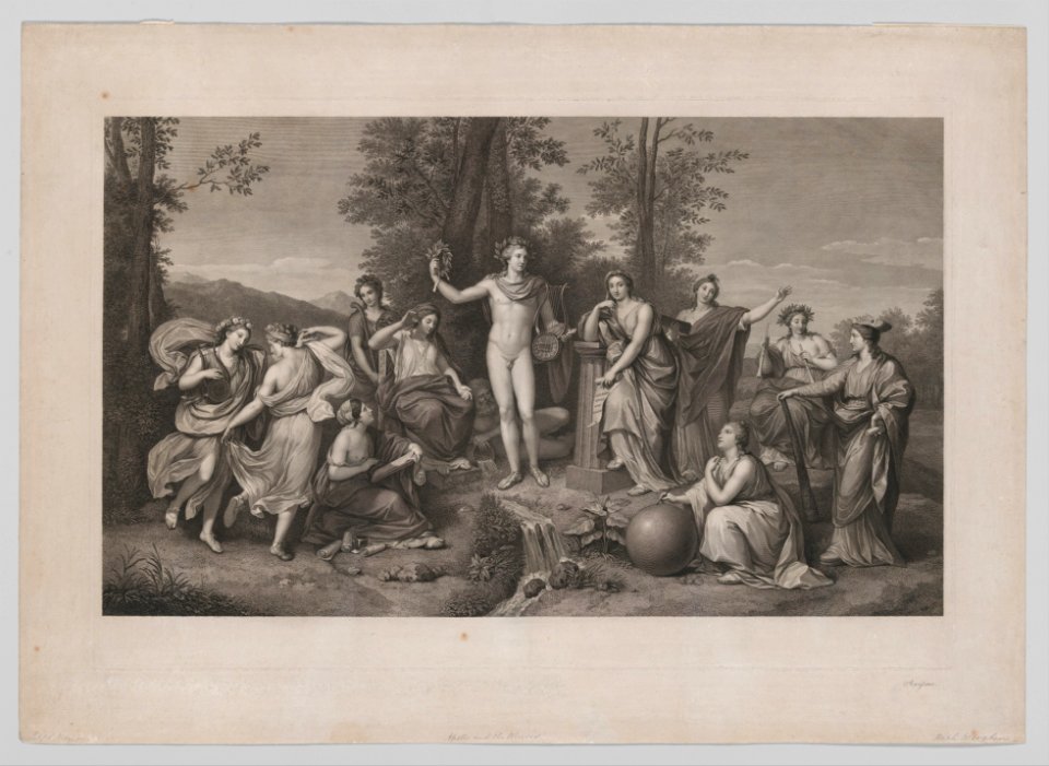 Apollo and the Muses on Parnassus MET DP370730