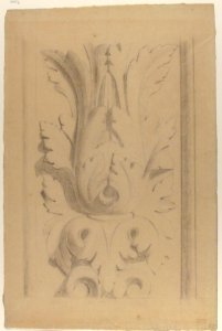 Architectural Motif- Double Acanthus Fleuron MET 1984.1057.2