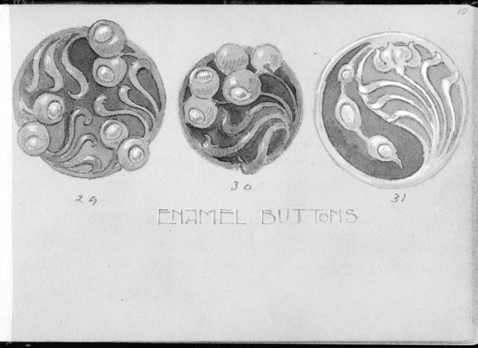 Album with Designs for Art Nouveau Jewelry MET MM62580