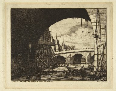 Archway, Pont Nôtre-Dame, Paris MET DP813153