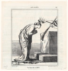An award winner in 1868, from 'News of the day,' published in Le Charivari, September 1, 1868 MET DP877725