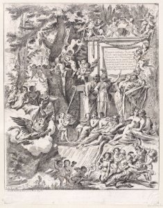 An allegory in honor of the arrival of Cardinal Franciotti as Bishop of Lucca Met DP888743
