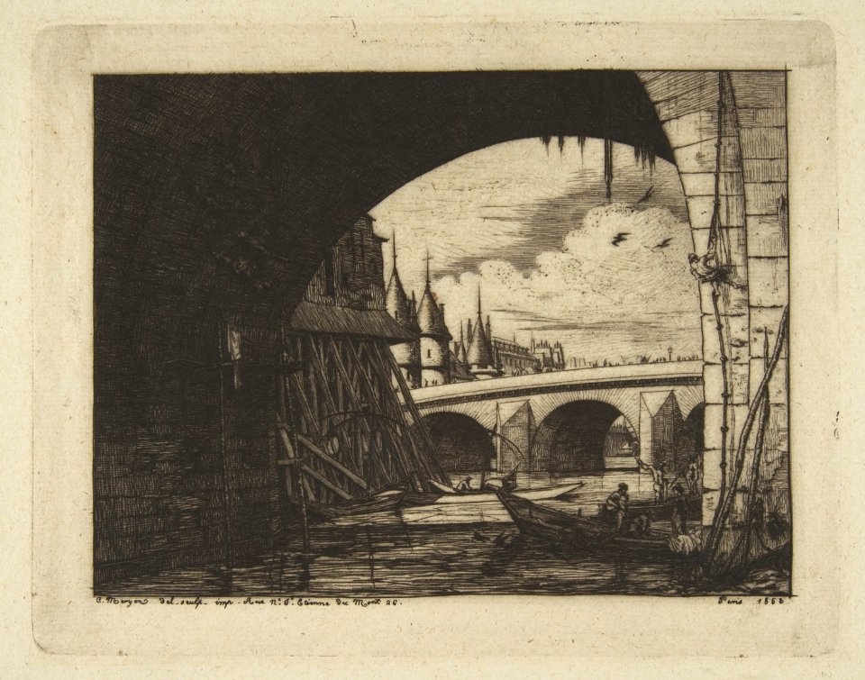 Archway, Pont Nôtre-Dame, Paris MET DP813154