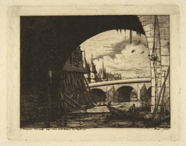Archway, Pont Nôtre-Dame, Paris MET DP813154