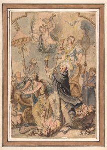 An Allegory of the Triumph over Heresy, with St. Domenic to the Fore MET DP802086