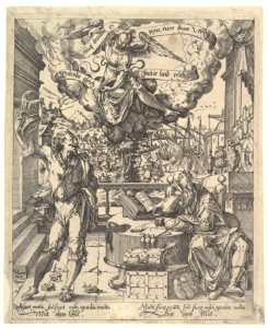 An Allegory of a Rich Man and a Poor Man (Der Lustige Arme und der Traurige Reiche) MET DP828595