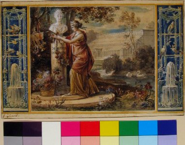 An Allegory of Empress Josephine as Patroness of the Gardens at Malmaison MET 2003.134