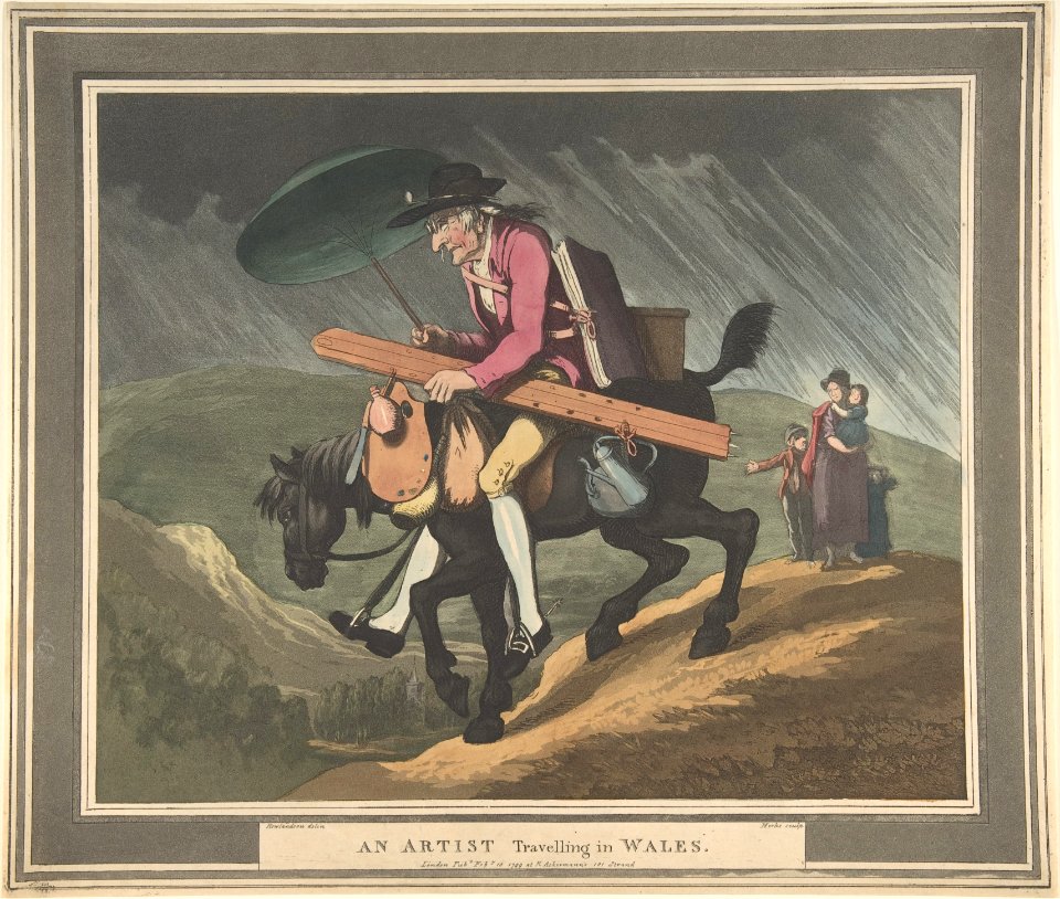 An Artist Travelling in Wales MET DP808270