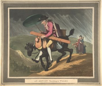 An Artist Travelling in Wales MET DP808270
