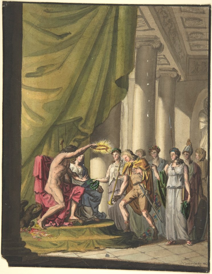 Allegory of Victory- Soldier Being Crowned by Laurels MET DP804320