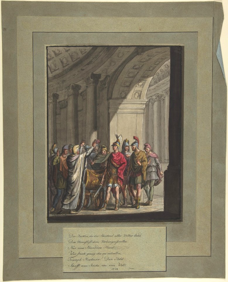 Allegory of Victory of Russians over Napoleon's Army, from a poem by Cremes MET DP804324