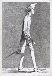 An Artist at the French Academy in Rome (?), pl. XIII from "Recueil de caricatures" MET DP876384