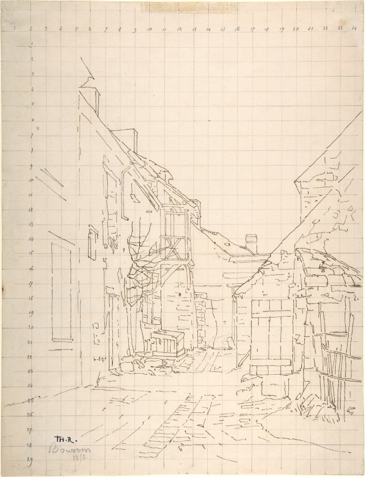 An Alleyway between Houses MET DP808107