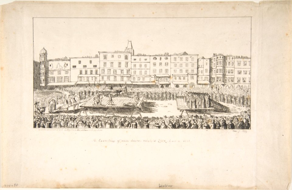 An Execution of Seven Boores Rebels in Lintz, June 16, 1636 MET DP803826