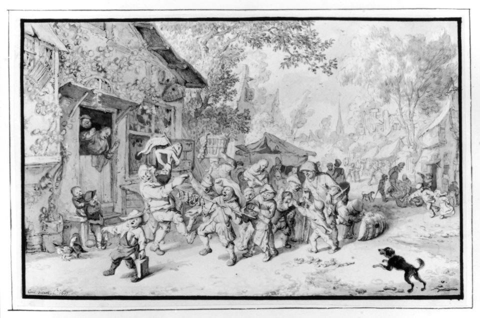 An Itinerant Peddler in a Village MET 271508