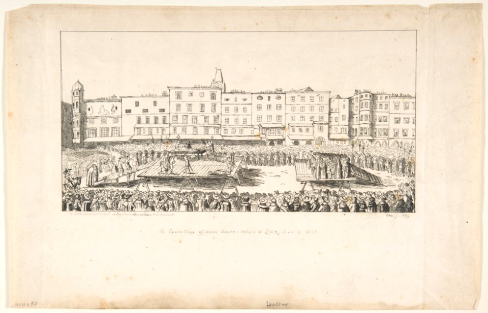 An Execution of Seven Boores Rebels in Lintz, June 16, 1636 MET DP802933