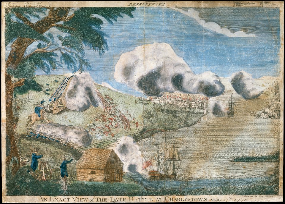 An exact view of the late battle at Charlestown, June 17th, 1775 MET DT2087