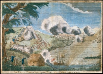 An exact view of the late battle at Charlestown, June 17th, 1775 MET DT2087