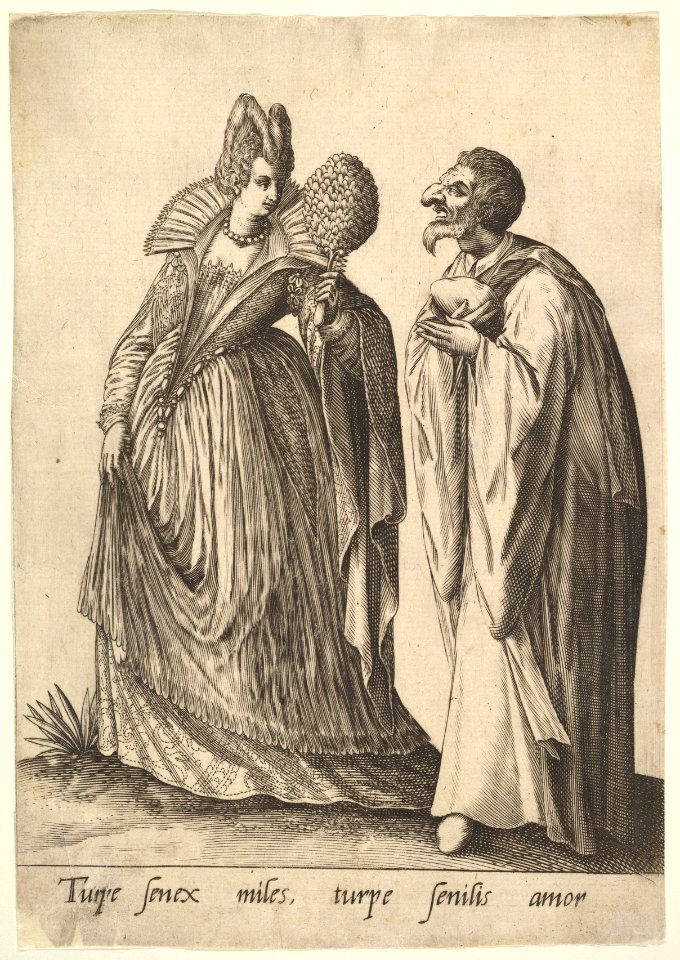 An Aged Soldier and An Aged Lover Are Sad Sights, from 'Mascarades' MET DP829215