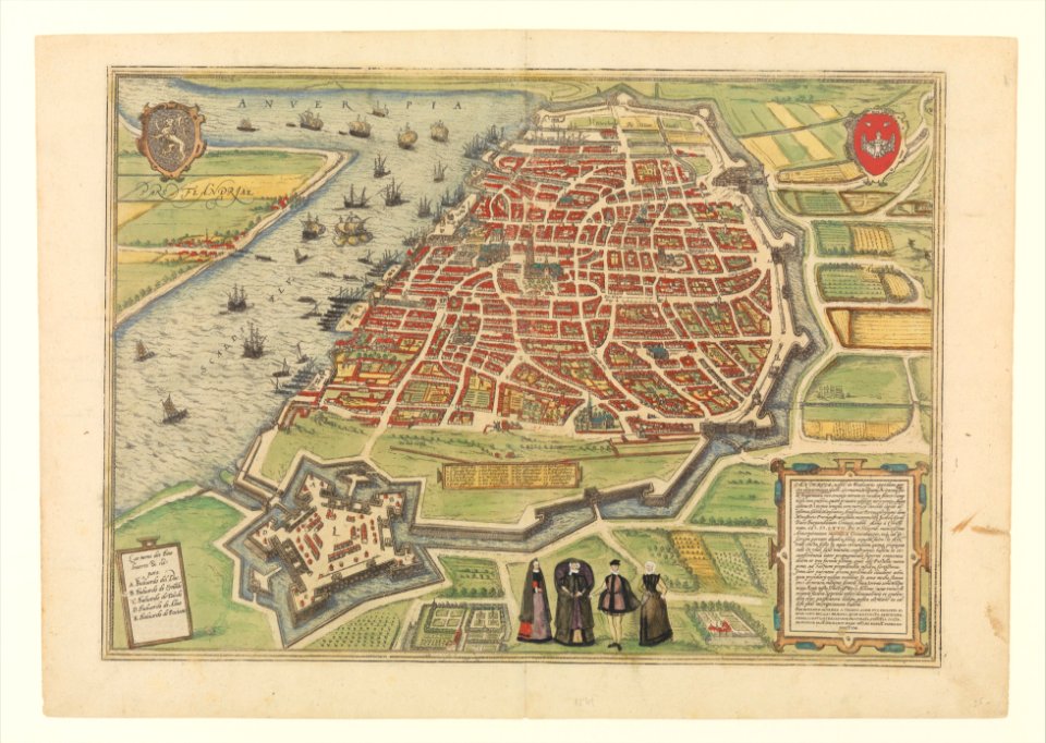 Anverpia from Braun and Hogenberg's Civitates Orbis Terrarum MET DP325824